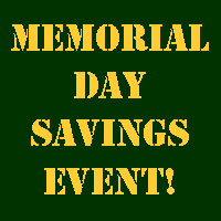 Memorial Day Savings Event!