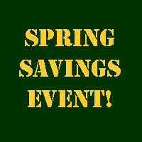 Special Spring Savings Event!